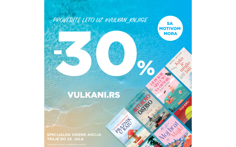 Specijalna vikend akcija: Provedite leto uz Vulkan knjige sa motivom mora