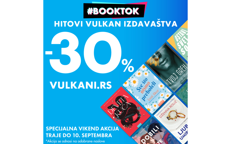 Vulkanovi BookTok hitovi na specijalnoj vikend akciji