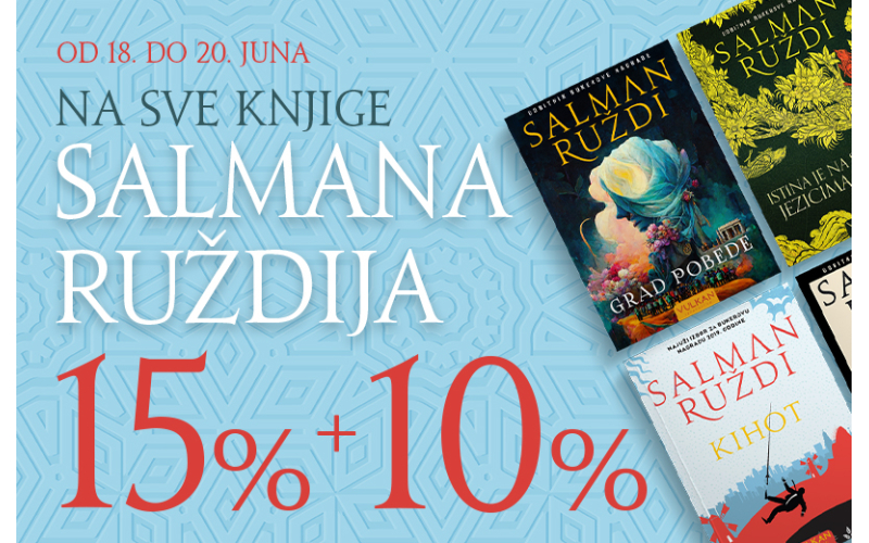 Priče koje prkose vremenu: Trodnevni rođendanski popust na dela Salmana Ruždija
