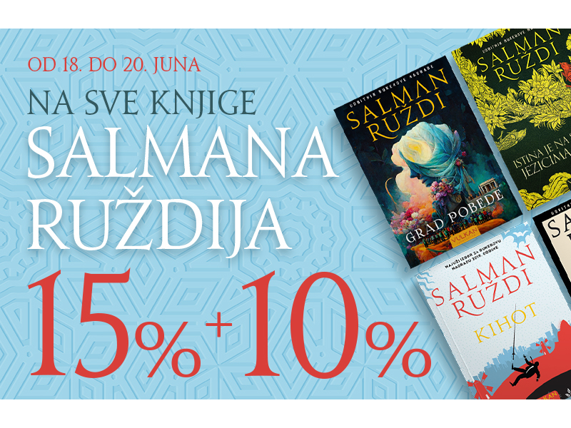 Priče koje prkose vremenu: Trodnevni rođendanski popust na dela Salmana Ruždija