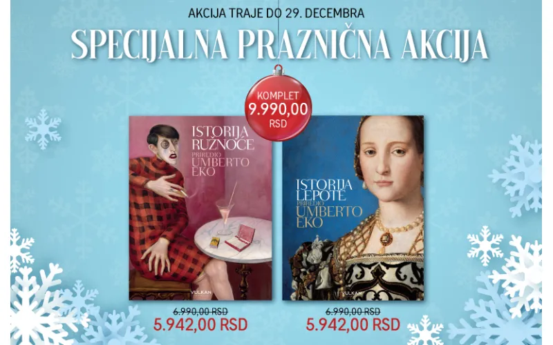 Kapitalna dela Umberta Eka: „Istorija lepote“ i „Istorija ružnoće“ po specijalnim prazničnim cenama