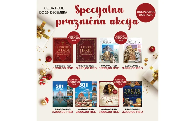 Kapitalna izdanja Vulkan izdavaštva na specijalnoj prazničnoj akciji