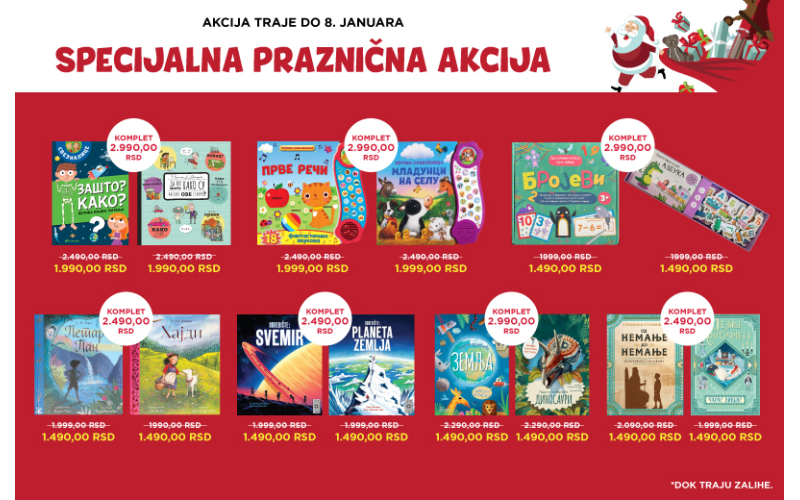 Praznična čarolija za najmlađe: Vulkančićevi kompleti po posebnim cenama do 8. januara