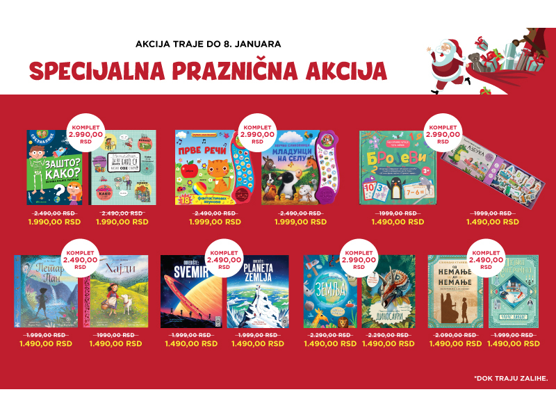 Praznična čarolija za najmlađe: Vulkančićevi kompleti po posebnim cenama do 8. januara