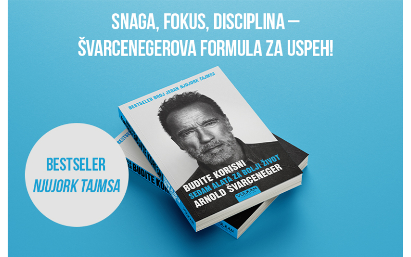 Sedam principa za ostvarenje životnih ciljeva: nova Švarcenegerova knjiga „Budite korisni: Sedam alata za bolji život“ u prodaji