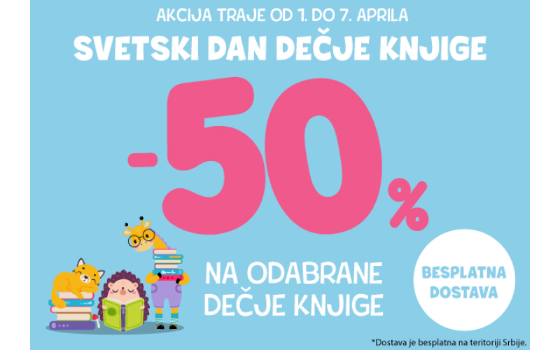 Svetski dan dečje knjige u Vulkančiću – 50% popusta na odabrana izdanja