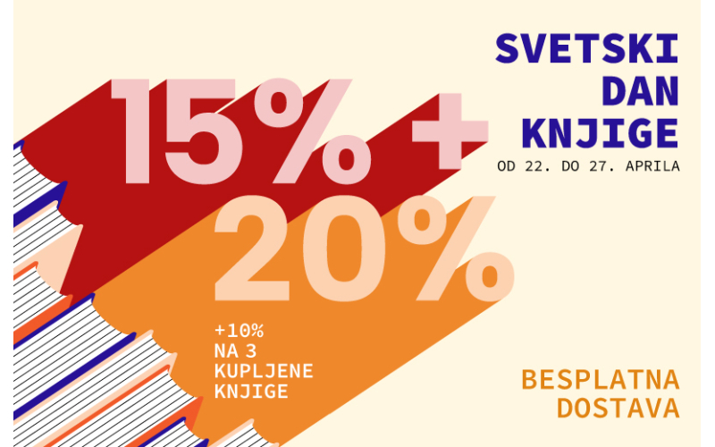 Svetski dan knjige: Velika akcija Vulkan izdavaštva – 15% + 20% + 10% popusta