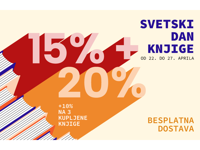 Svetski dan knjige: Velika akcija Vulkan izdavaštva – 15% + 20% + 10% popusta
