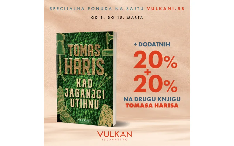 Posebna pogodnost uz kupovinu nove knjige Tomasa Harisa