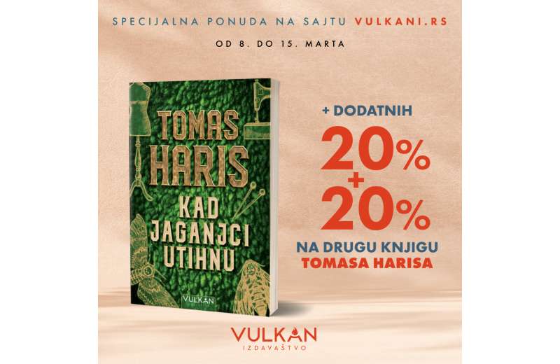 Posebna pogodnost uz kupovinu nove knjige Tomasa Harisa