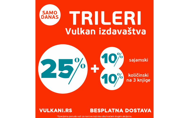 Trileri Vulkan izdavaštva na specijalnoj sajamskoj akciji