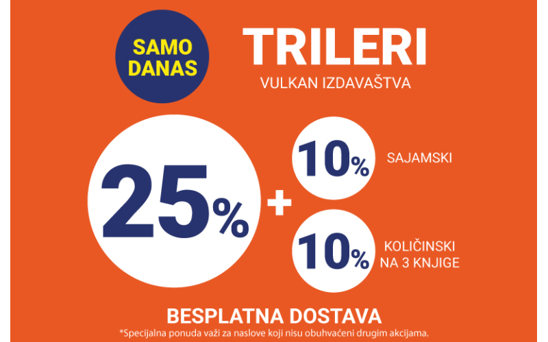 Trileri Vulkan izdavaštva na specijalnoj sajamskoj akciji