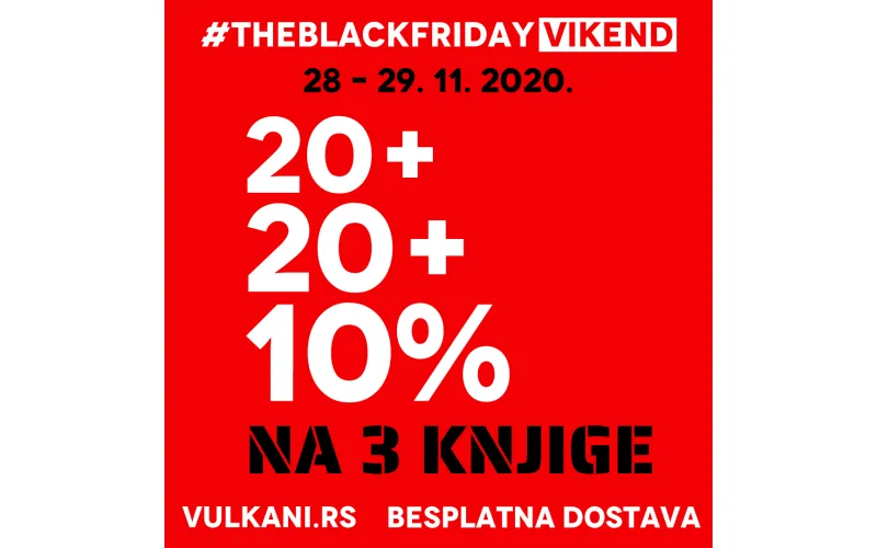 Black Friday akcija na sajtu Vulkan izdavaštva se nastavlja!
