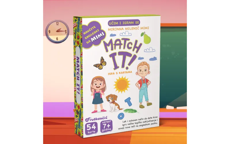 Nove edukativne karte Mirjane Milenić – „Učim i igram se: Match It“ uskoro u prodaji
