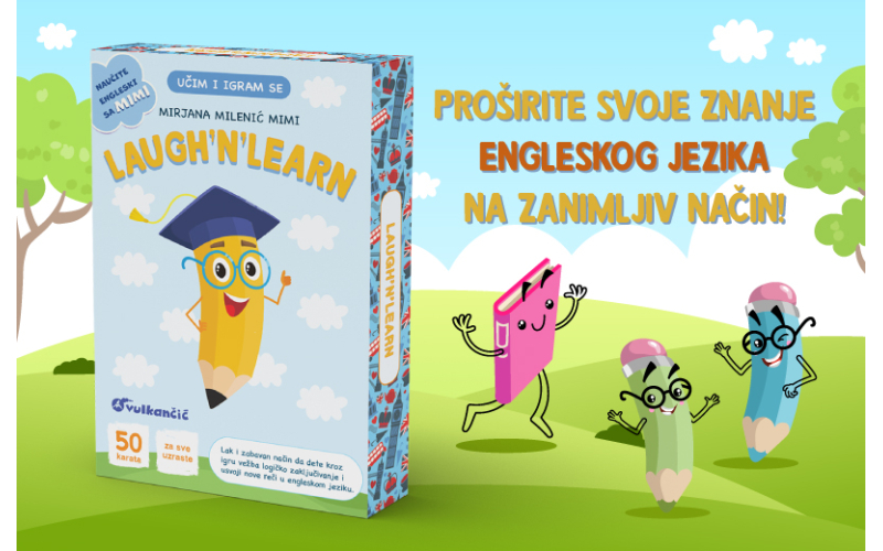 Vicevi na engleskom jeziku: „Laugh ’n’ learn“ edukativne karte Mirjane Milenić u prodaji