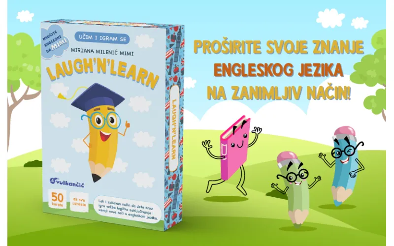 Vicevi na engleskom jeziku: „Laugh ’n’ learn“ edukativne karte Mirjane Milenić u prodaji