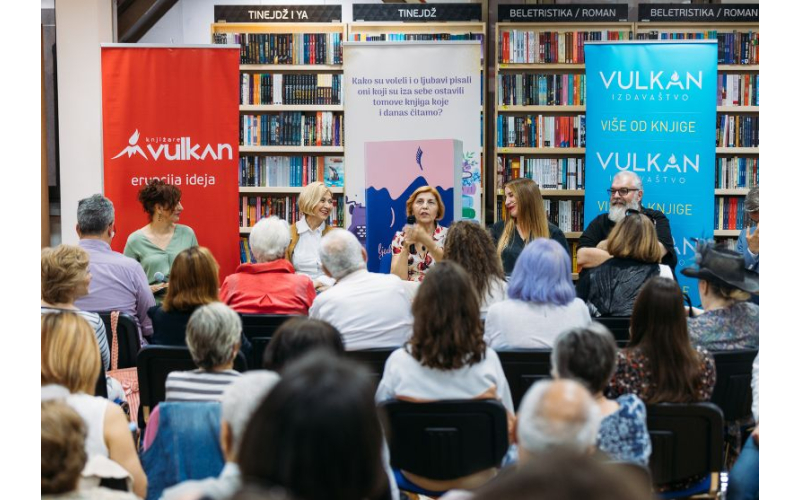 U prepunoj knjižari Vulkan predstavljena knjiga „Najlepša ljubavna pisma svetskih pisaca“ Žanete Đukić Perišić