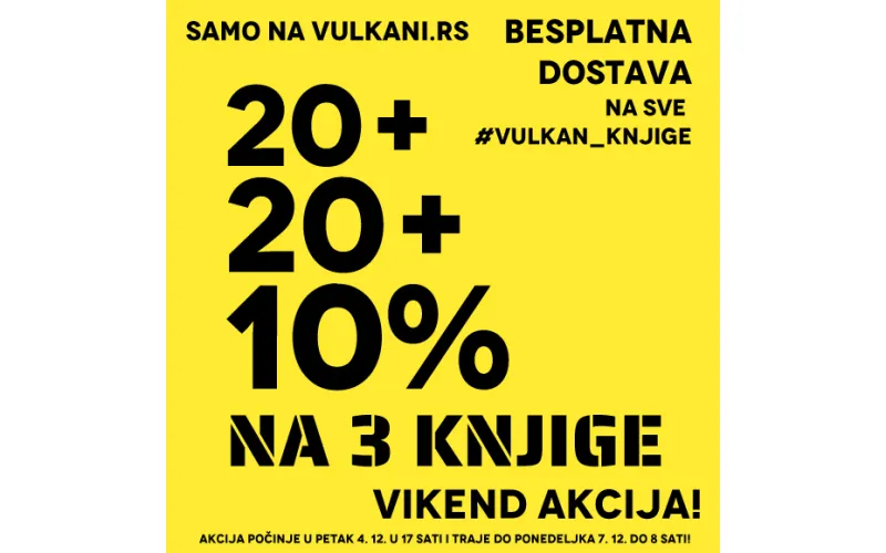 Sjajna Vikend akcija samo na sajtu Vulkan izdavaštva!