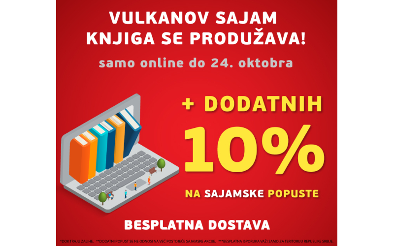 Vulkanov sajam knjiga se produžava!