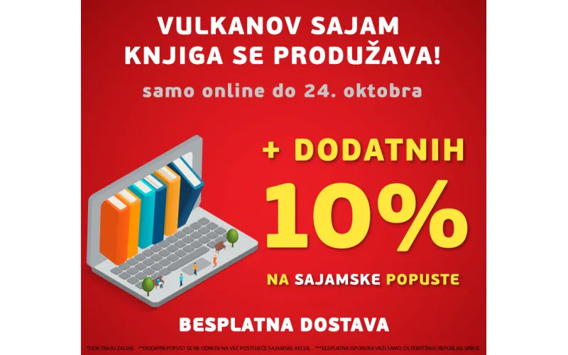 Vulkanov sajam knjiga se produžava!