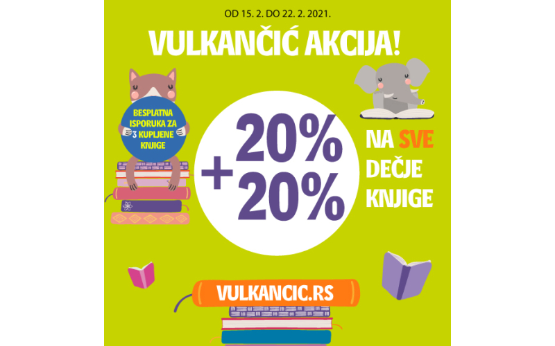 Najlepše knjige za najmlađe čitaoce uz dodatnih 20% popusta