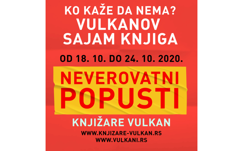 Fantastični popusti na Vulkanovom sajmu knjiga