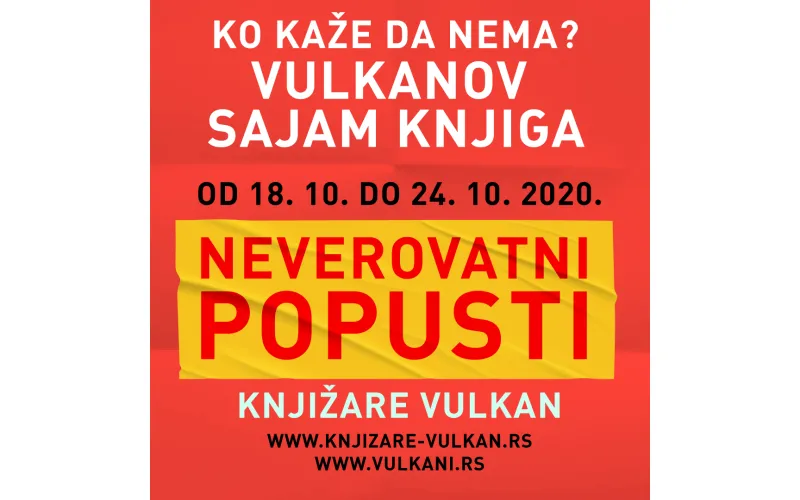 Fantastični popusti na Vulkanovom sajmu knjiga