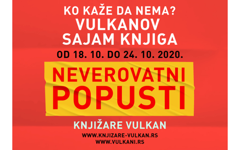 Ko kaže da nema? VULKANOV SAJAM KNJIGA!