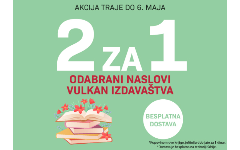 Dve Vulkan knjige po ceni jedne samo na sajtu vulkani.rs