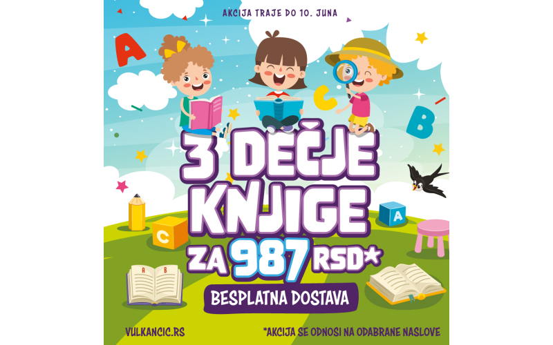 Вулканчић акција – 3 одабрана наслова за 987 динара