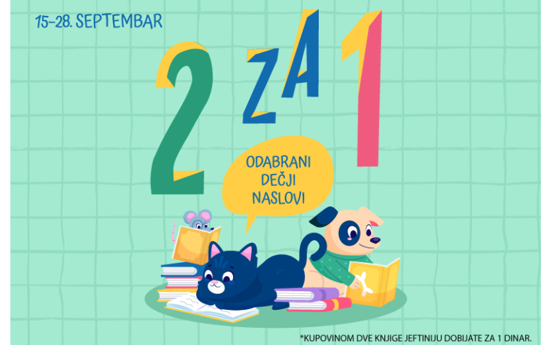 „Vulkančić“ donosi akciju 2 za 1: Knjige koje raduju mališane po duplo boljoj ceni