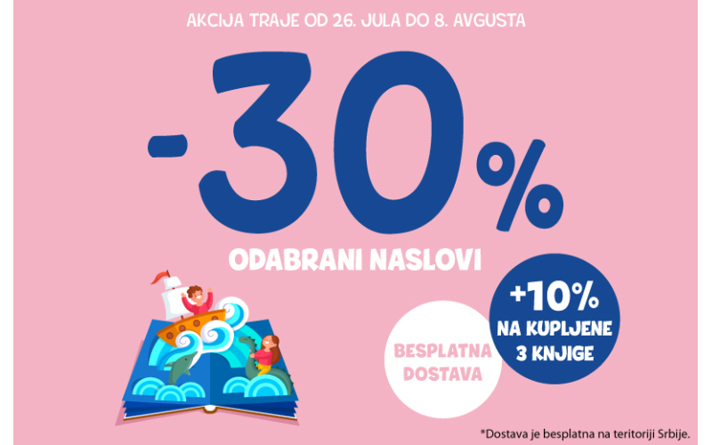 Nova sjajna Vulkančić akcija – 30% + 10% popusta na odabrane knjige