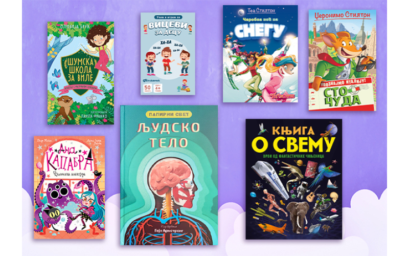 Vulkančićevi noviteti – od edukativnih knjiga do najnovijih avantura omiljenih dečjih junaka