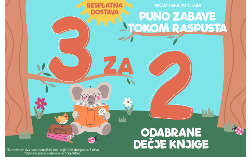 Vulkančić letnja akcija koja se ne propušta: Kupiš 2, čitaš 3 dečje knjige