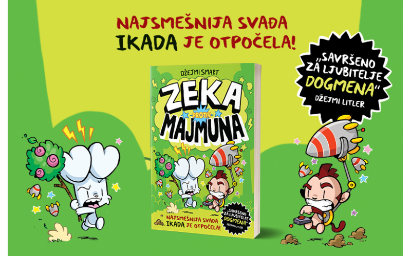 Svetski strip-hit koji deca obožavaju: „Zeka protiv majmuna“ konačno u Srbiji