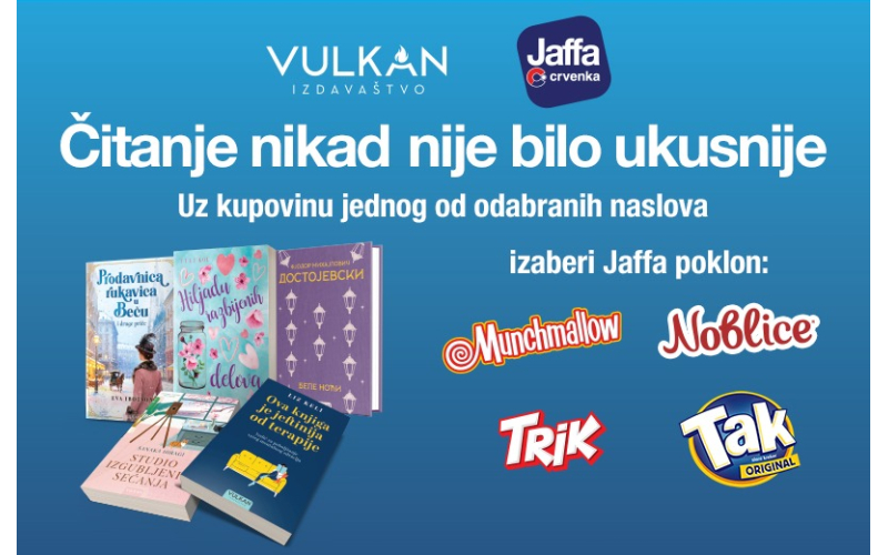 Izaberi svoj Jaffa poklon uz jedan od naslova Vulkan izdavaštva
