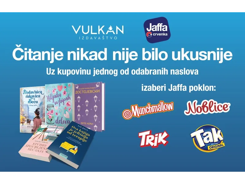 Izaberi svoj Jaffa poklon uz jedan od naslova Vulkan izdavaštva