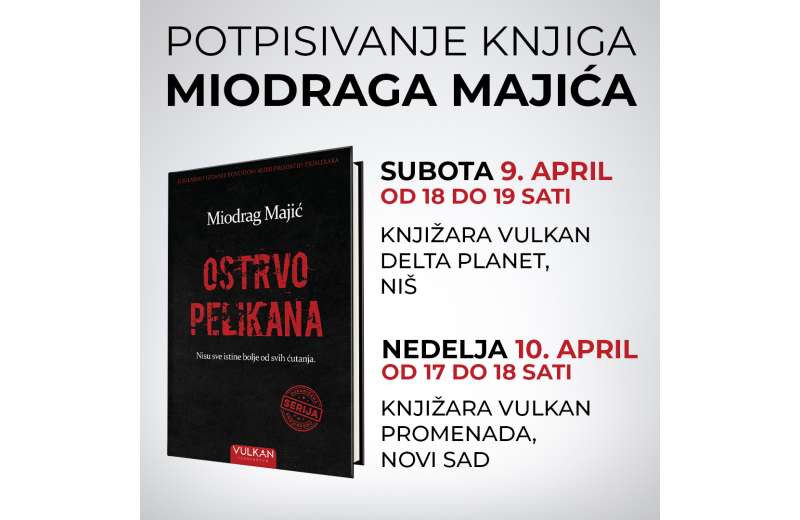 Potpisivanje knjiga Miodraga Majića u Nišu i Novom Sadu