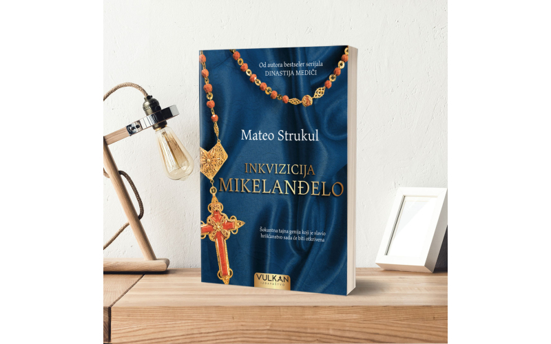 Istorijski triler Matea Strukula „Inkvizicija Mikelanđelo” u prodaji