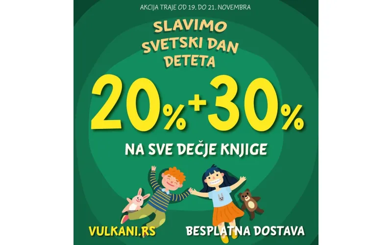 Omiljeni Vulkančić naslovi na sjaјnom popustu povodom Svetskog dana deteta