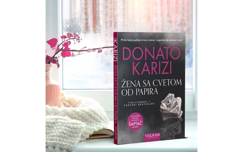 Istorijski roman i triler pun misterije: „Žena sa cvetom od papira“ Donata Karizija je u prodaji!