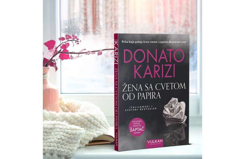 Istorijski roman i triler pun misterije: „Žena sa cvetom od papira“ Donata Karizija je u prodaji!