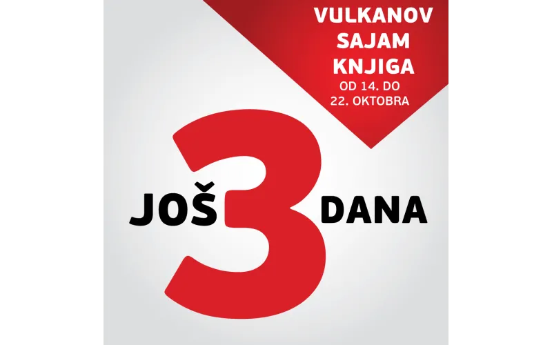 Za tri dana počinje Vulkanov sajam knjiga
