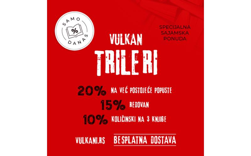 Trileri Vulkan izdavaštva na specijalnoj sajamskoj akciji