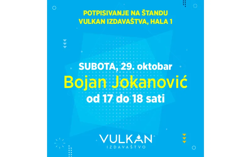 Potpisivanje Bojana Jokanovića na Sajmu knjiga
