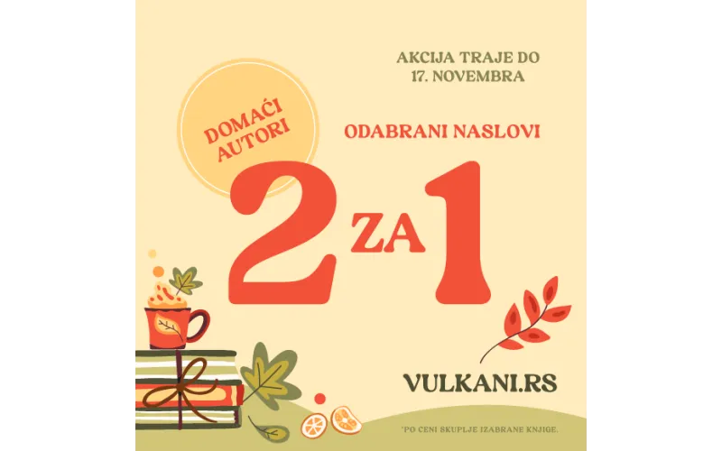 Knjige domaćih autora na specijalnoj akciji: Kupiš 1, čitaš 2