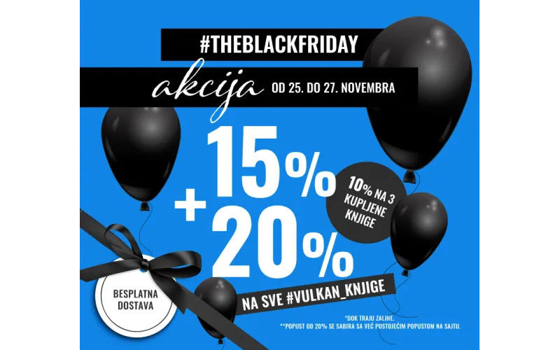 Black Friday na sajtu Vulkan izdavaštva