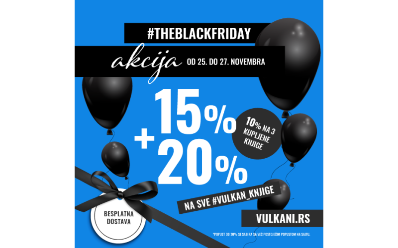 Black Friday akcija na sajtu Vulkan izdavaštva