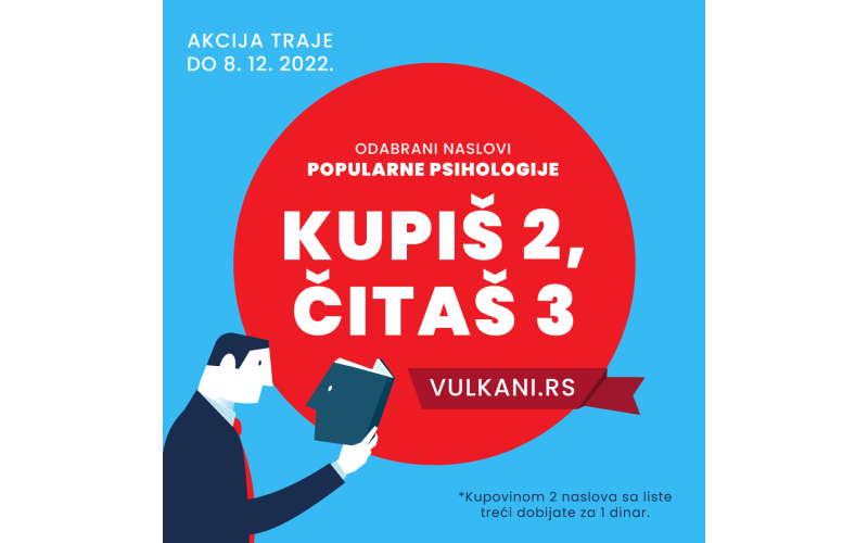 Fantastična akcija za ljubitelje popularne psihologije: Kupiš 2, čitaš 3 knjige