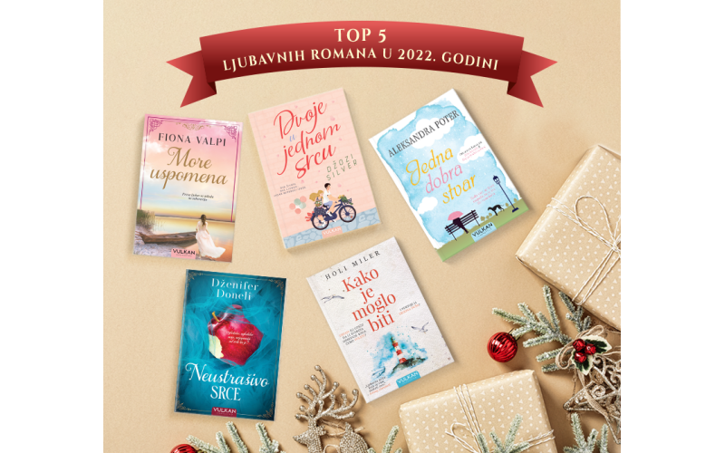 Vulkanovih TOP 5 ljubavnih romana iz 2022. godine